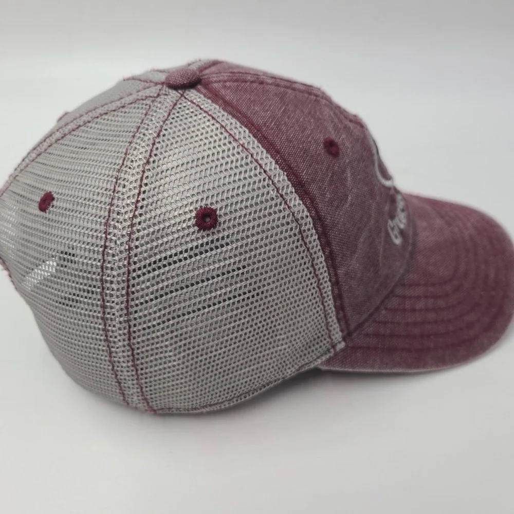 Grand Canyon Hat Snapback Trucker Mesh Red Gray Bald Eagle Arizona Outdoors Wear